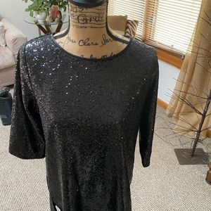 Joan Vass Sequin top